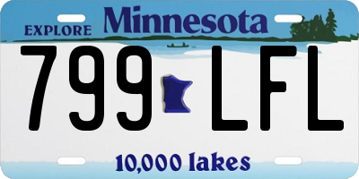 MN license plate 799LFL