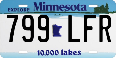 MN license plate 799LFR