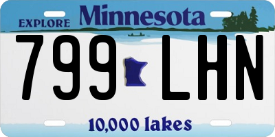 MN license plate 799LHN