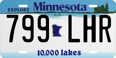 MN license plate 799LHR