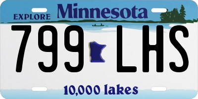 MN license plate 799LHS