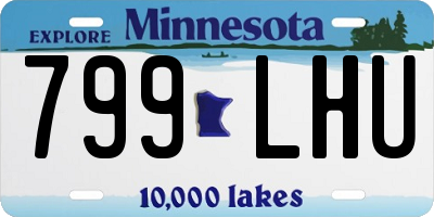 MN license plate 799LHU