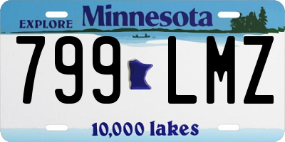 MN license plate 799LMZ