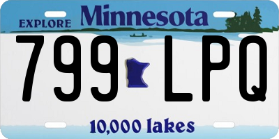MN license plate 799LPQ