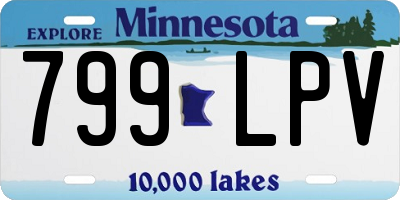 MN license plate 799LPV