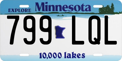 MN license plate 799LQL