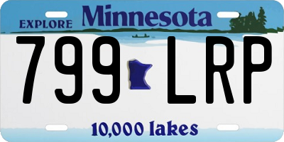 MN license plate 799LRP