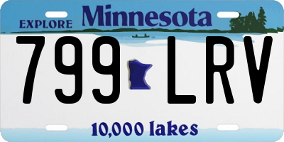 MN license plate 799LRV