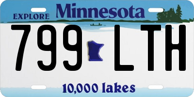 MN license plate 799LTH