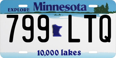 MN license plate 799LTQ