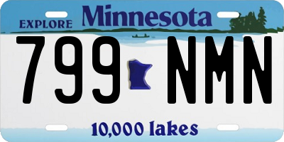 MN license plate 799NMN