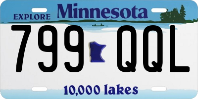 MN license plate 799QQL