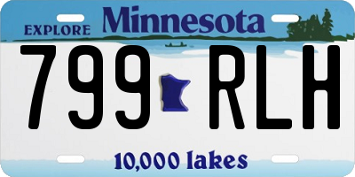 MN license plate 799RLH