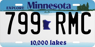 MN license plate 799RMC