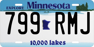 MN license plate 799RMJ