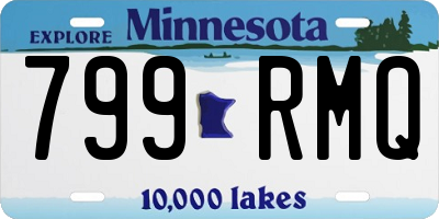 MN license plate 799RMQ