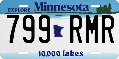 MN license plate 799RMR