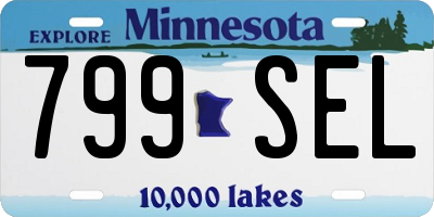 MN license plate 799SEL