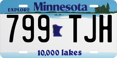 MN license plate 799TJH