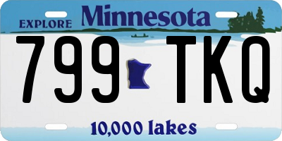 MN license plate 799TKQ