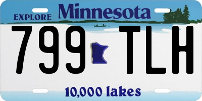 MN license plate 799TLH