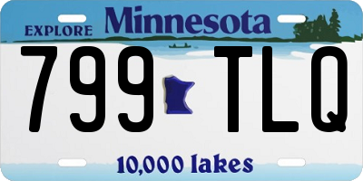 MN license plate 799TLQ