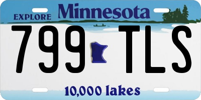 MN license plate 799TLS