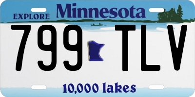 MN license plate 799TLV