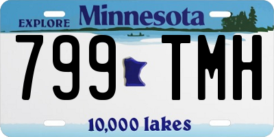 MN license plate 799TMH