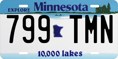 MN license plate 799TMN