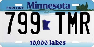 MN license plate 799TMR
