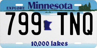 MN license plate 799TNQ