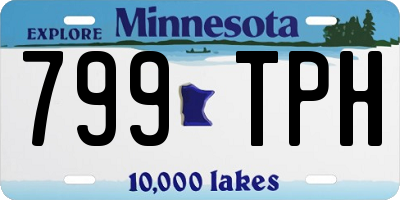 MN license plate 799TPH