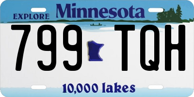 MN license plate 799TQH
