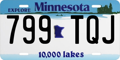 MN license plate 799TQJ