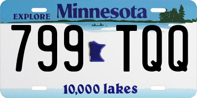 MN license plate 799TQQ
