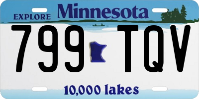MN license plate 799TQV