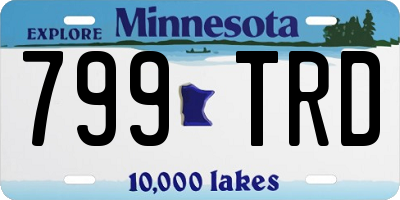 MN license plate 799TRD