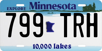 MN license plate 799TRH