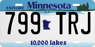 MN license plate 799TRJ