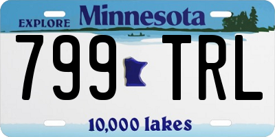 MN license plate 799TRL