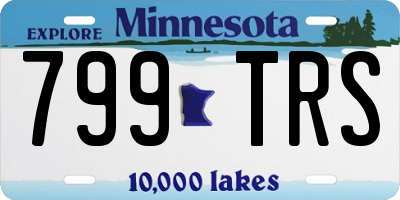 MN license plate 799TRS