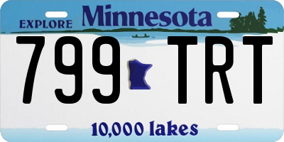 MN license plate 799TRT