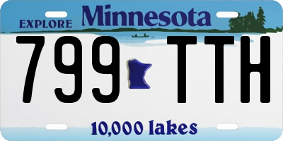 MN license plate 799TTH
