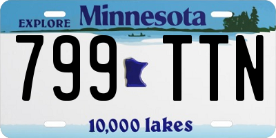 MN license plate 799TTN