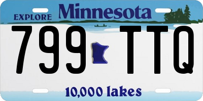 MN license plate 799TTQ