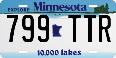 MN license plate 799TTR