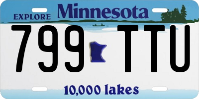 MN license plate 799TTU