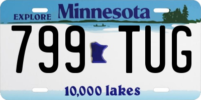 MN license plate 799TUG