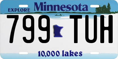 MN license plate 799TUH